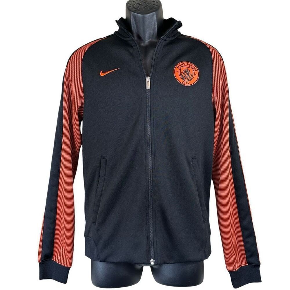 Nike Manchester City Track Jacket Black Size Small
